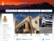 Tablet Screenshot of comune.cittasantangelo.pe.it